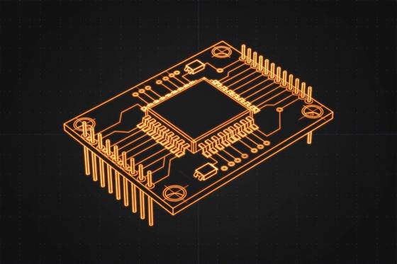 AI illustration of the TB6612FNG dual motor driver