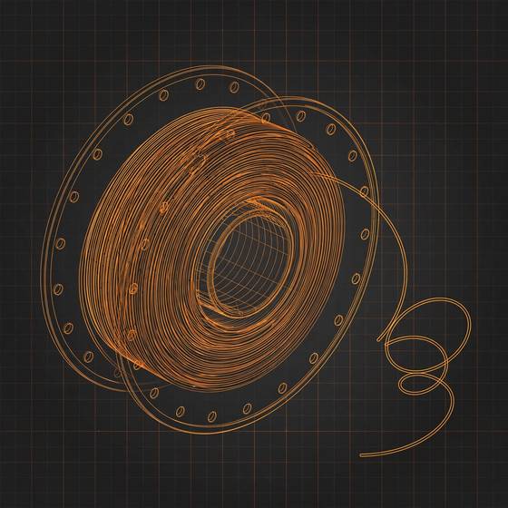 AI illustration of the PLA filament 1.75 mm, 1 kg