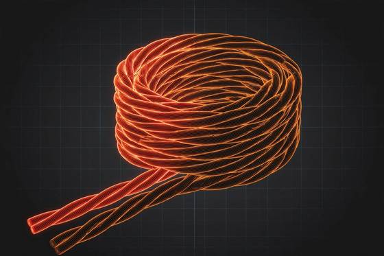AI illustration of the Silicone wire 14 AWG (per metre)